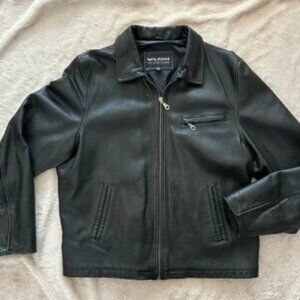 Wilson’s Genuine Leather Coat Black with Thinsulate Lining Size XLT‎ Tall